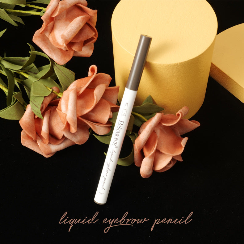 BSIMONE's best-selling makeup holding four pronged eyebrow pencil is waterproof, sweat resistant, and naturally won't take off makeup. It is a water-based eyebrow pencil