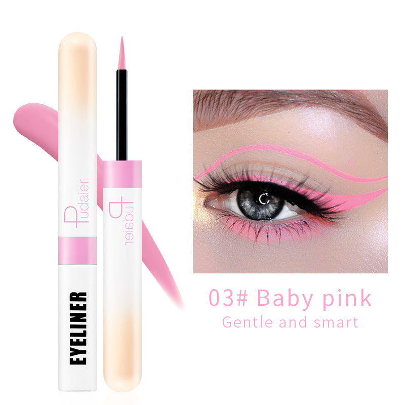 Color Liquid Eyeliner Amazon Makeup Waterproof Quick Dry Ultra Thin 12 color Eyeliner