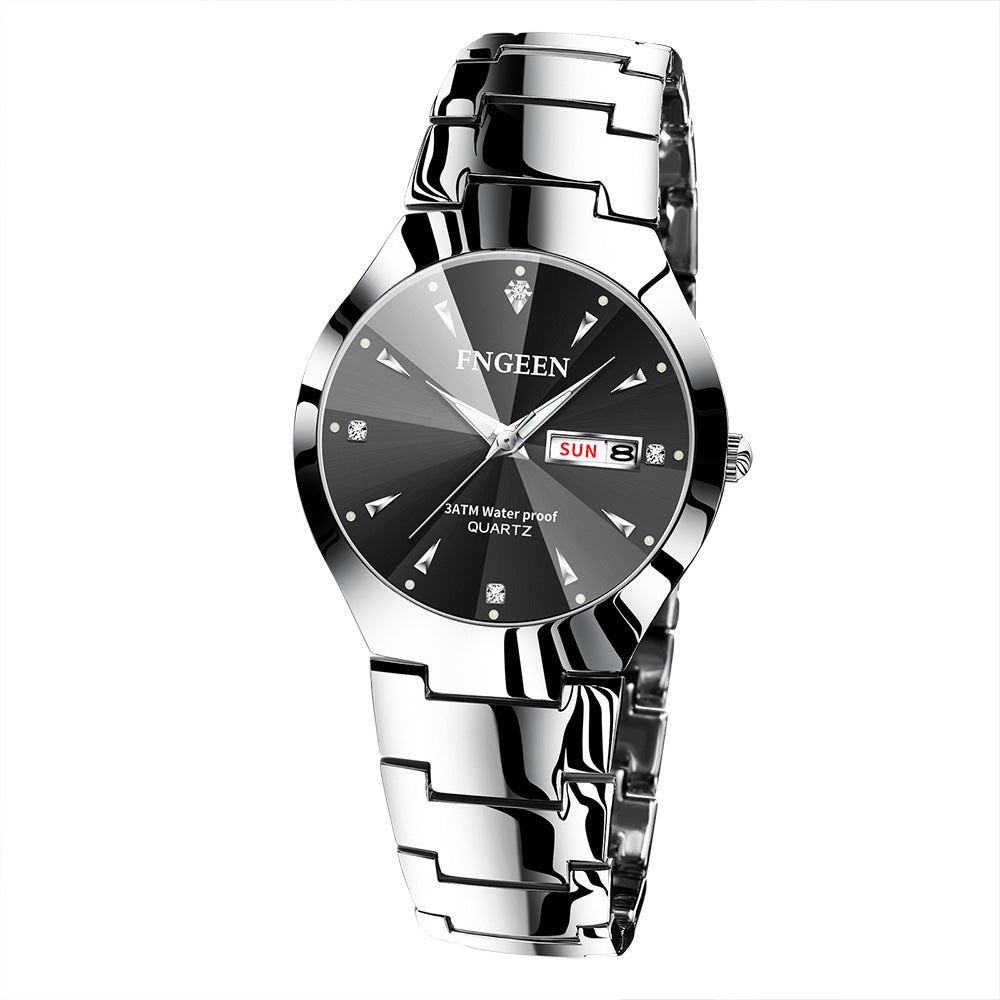 Fashion women's watchKorean Style Simple Fashion Watch Women's Student Watch Men's Women's Watch Quartz Couple Waterproof Ultra-Thin Cross-Border Dried Shrimp
