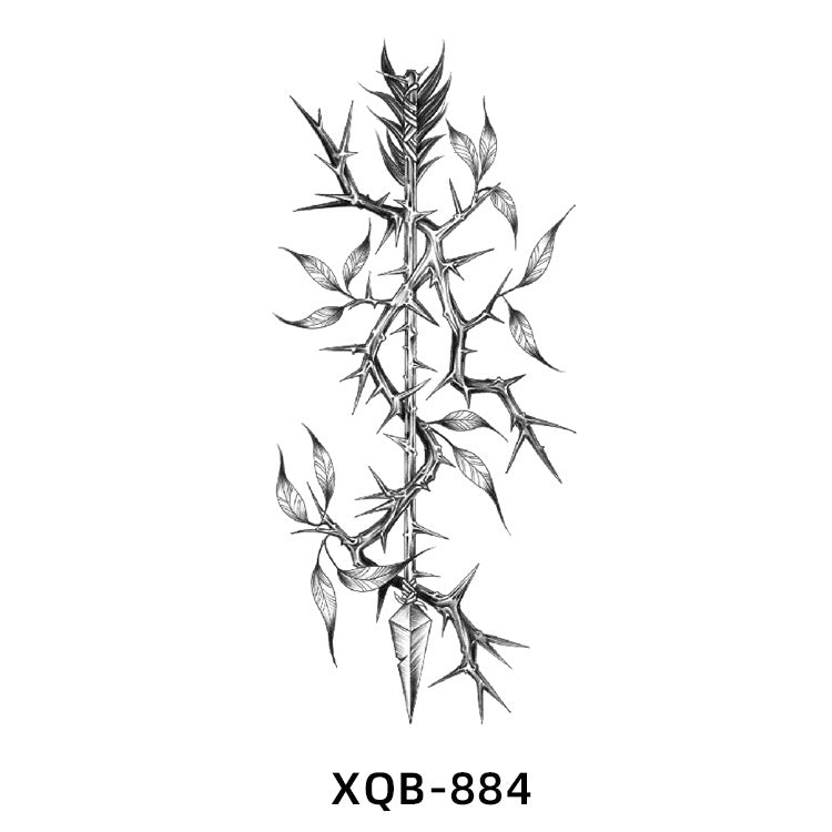 Free shipping Tattoo Small Full Arm Tattoo Sticker Waterproof Sweatproof Half Sleeve Men's and Women's European and American Color Black and White Flower Tattoo Water Transfer Stickers Wholesale