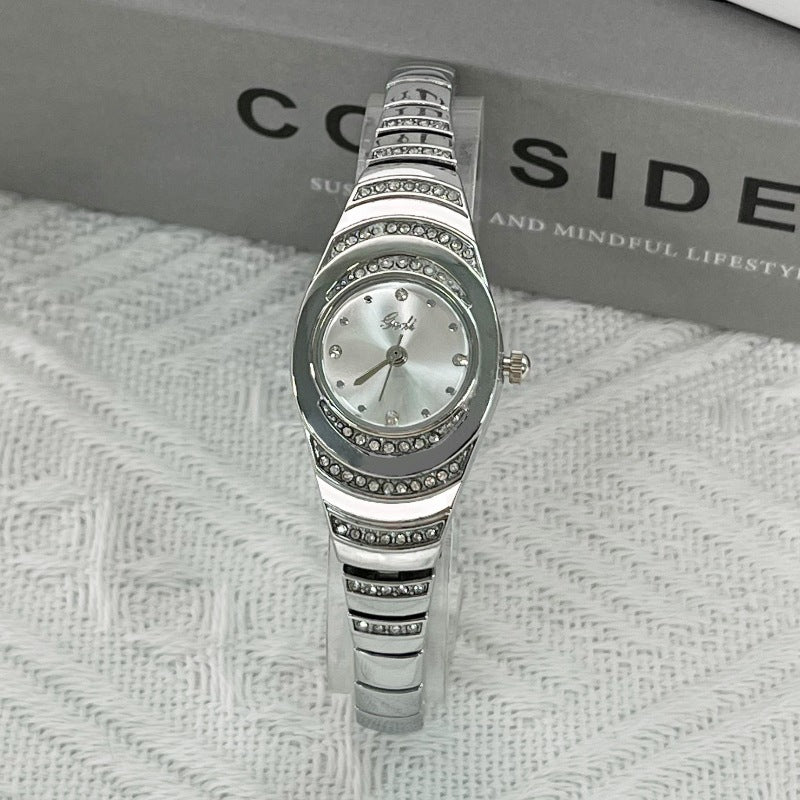 Fashion women's watchGedi Gedi Women's Bracelet Watch Middle and Ancient Niche High Sense Diamond Quartz Watch Women's Good-looking Waterproof Watch