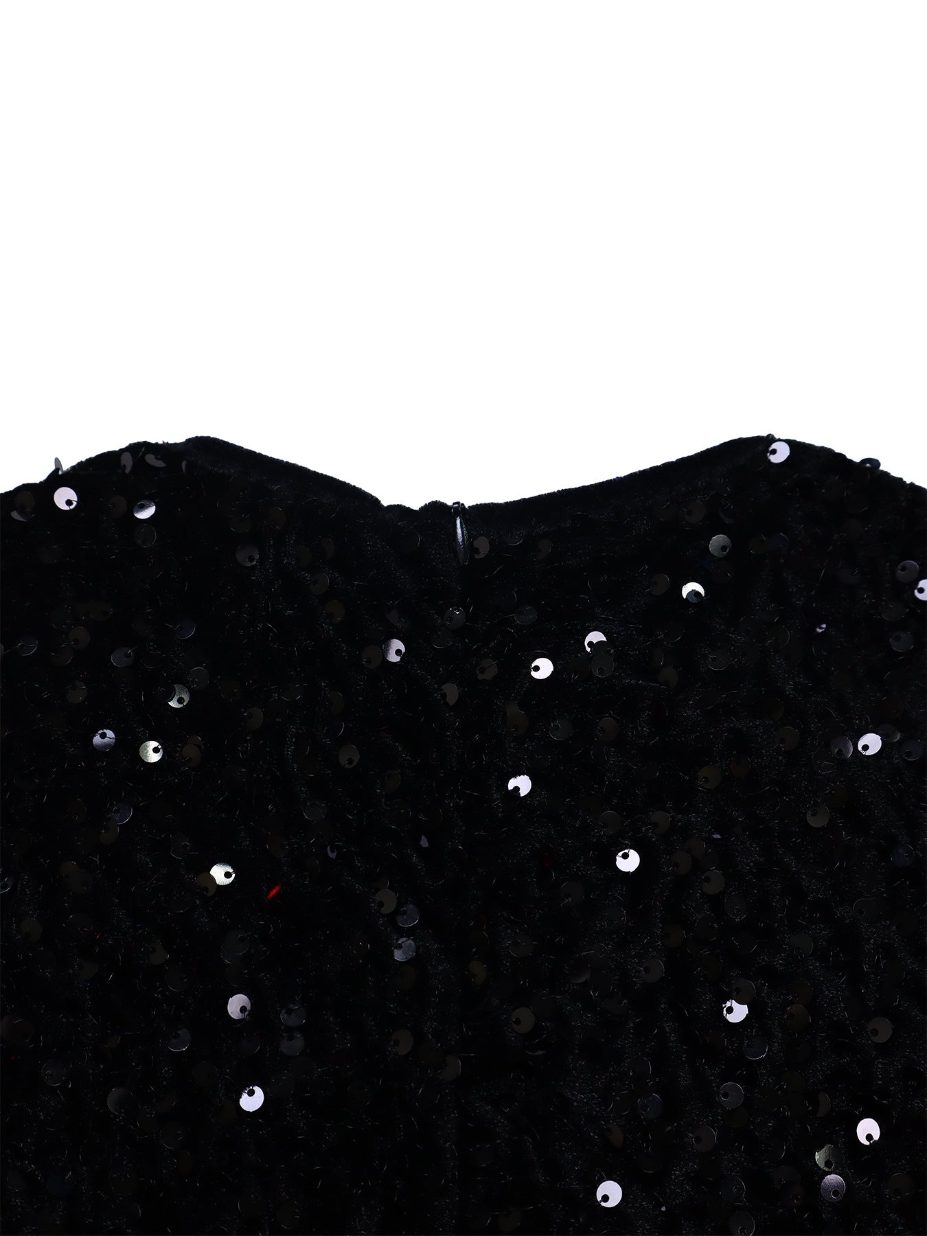 Fashion women's wear D469 Cross-Border New Arrival Women's round Neck Long Sleeve Pure Color Sequins High Waist Temperament Mid-Length Formal Dress European and American Style Dress