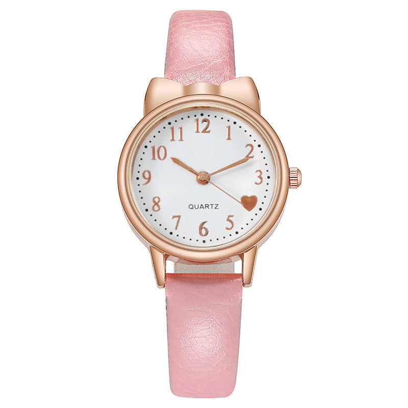Fashion women's watchNew Ins Women's Watch Lovely Female Student Quartz Watch Xingyue Bracelet Watch Combination Suit Generation