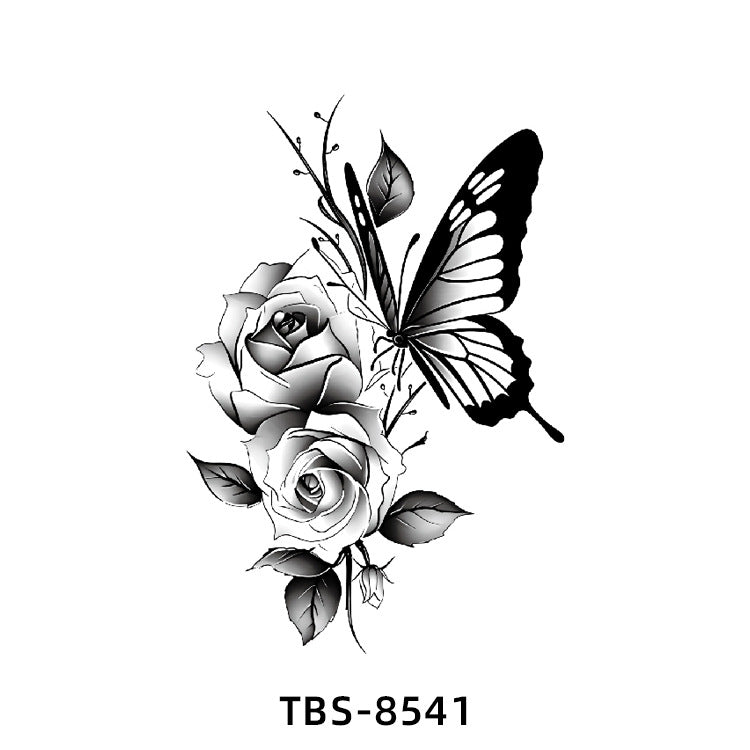 Free shipping Tattoo Small Full Arm Waterproof Tattoo Sticker Half Sleeve Arm Lion Animal Long-Lasting Cross-Border European and American Tattoo Sticker Paper Tattoo