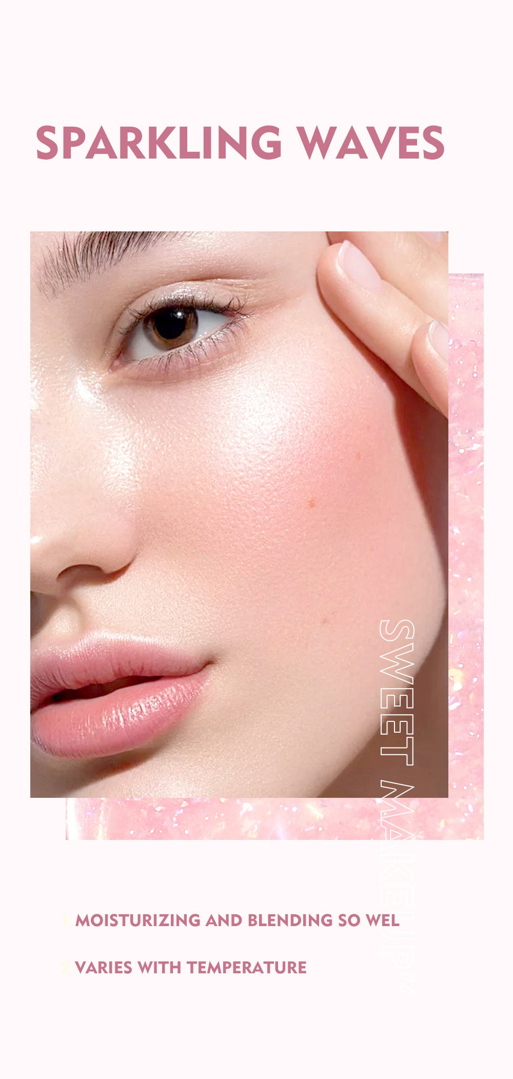 Warm Change Blush Clear Color Changing Gel Highlighter Blush Cream Natural Nude Blush