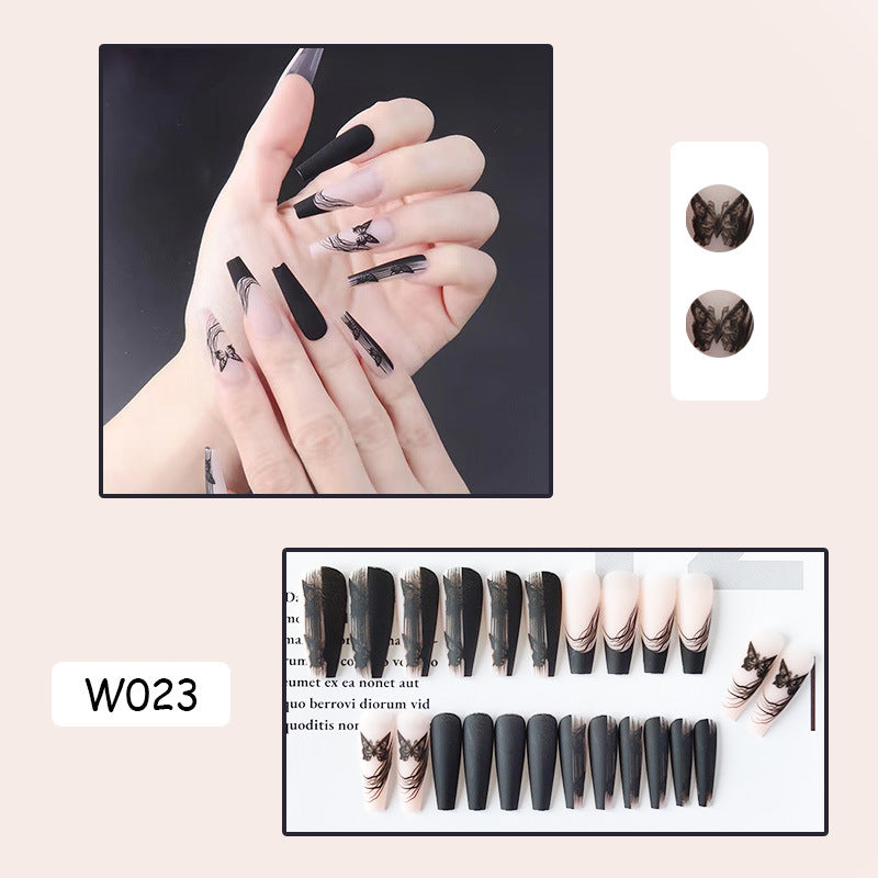 跨境穿戴甲外贸款指甲贴片诺顾美甲片假指甲美甲贴片成品甲 nails