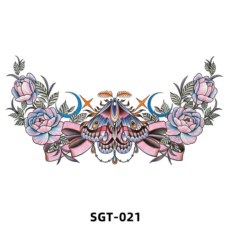 Free shipping Tattoo 2023 New Factory Wholesale Chest Paste Tattoo Sticker Back Tattoo Wings Big Picture Sticker Tattoo Sticker Back Sticker