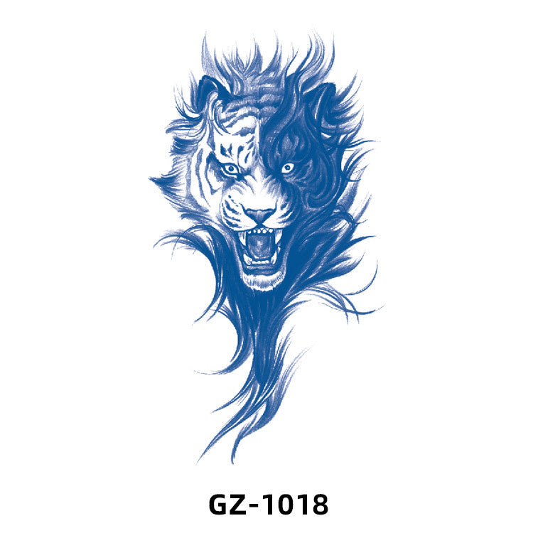 Free shipping Tattoo 2024 New Herbal Animal Tattoo Tattoo Sticker Semi-Permanent Pattern Half Sleeve Tattoo Waterproof Sweatproof Tattoo Sticker Paper