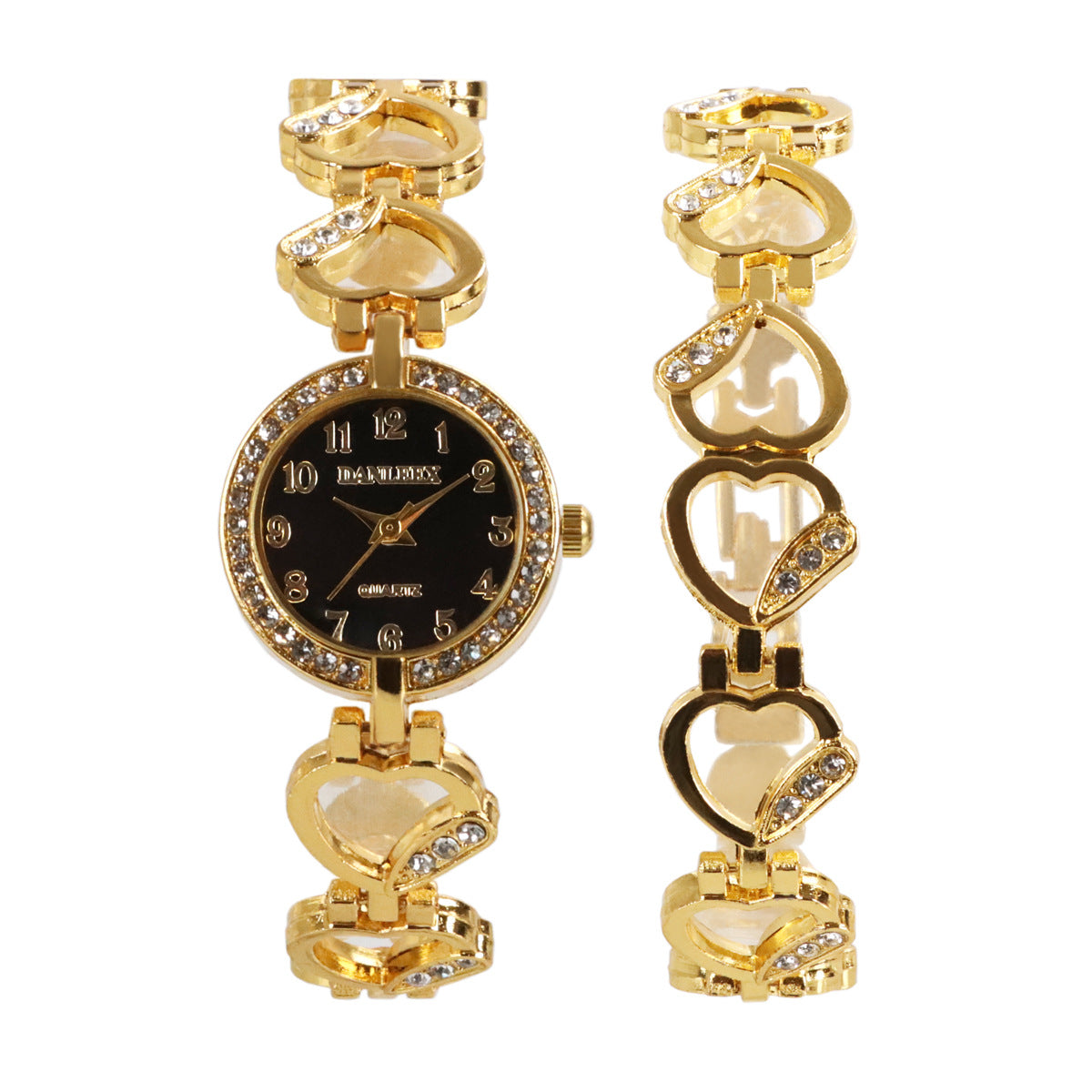 Fashion women's watch Cross-Border Hot Fashion Diamond Women's Watch All-Match Rhinestone Fashion Quartz Bracelet Watch Foreign Trade Wholesale 2330