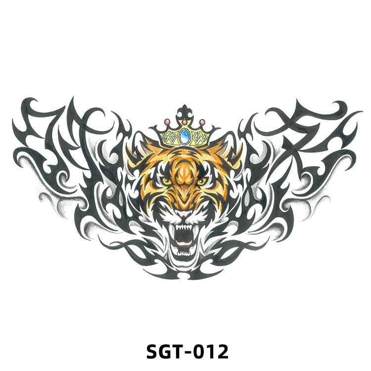 Free shipping Tattoo 2023 New Factory Wholesale Chest Paste Tattoo Sticker Back Tattoo Wings Big Picture Sticker Tattoo Sticker Back Sticker