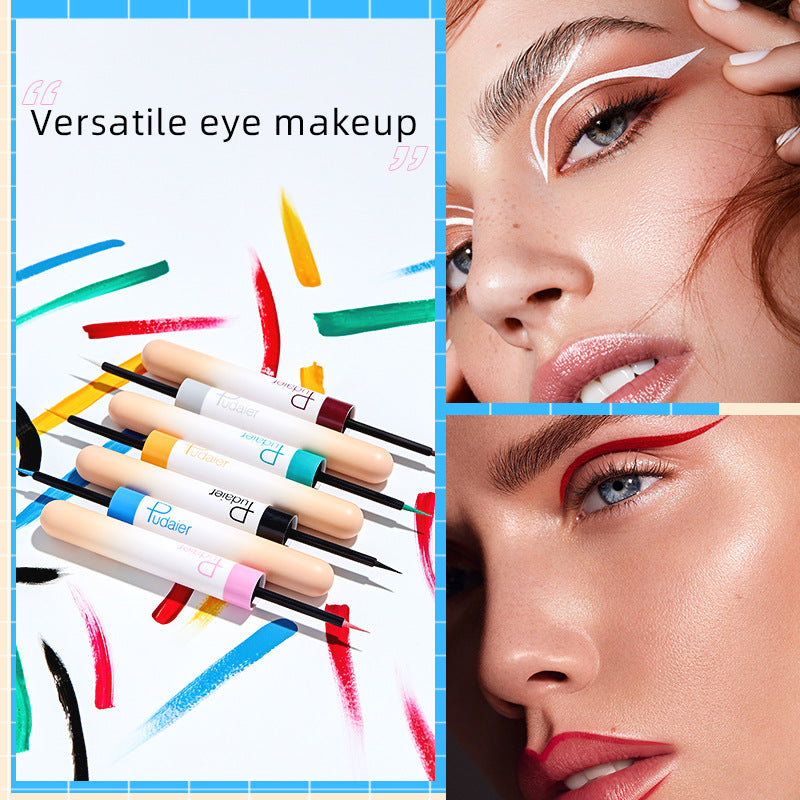 Color Liquid Eyeliner Amazon Makeup Waterproof Quick Dry Ultra Thin 12 color Eyeliner