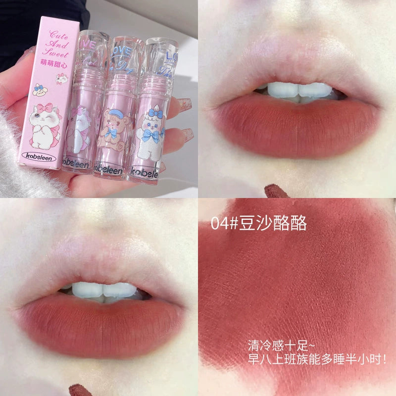 kakashow萌萌甜心口红唇釉丝绒哑光雾面纯欲少女平价秋冬低饱和口红