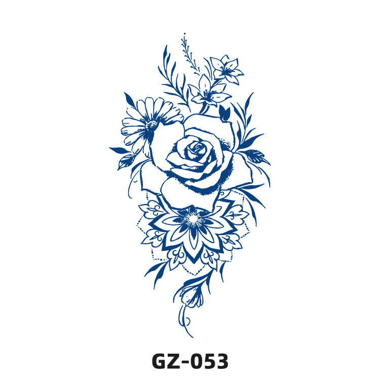 Free shipping Tattoo Juice Herb Tattoo Sticker Semi-Permanent Non-Reflective Simulation Pattern Waterproof and Durable Men and Women Tattoo Tattoo Sticker Paper