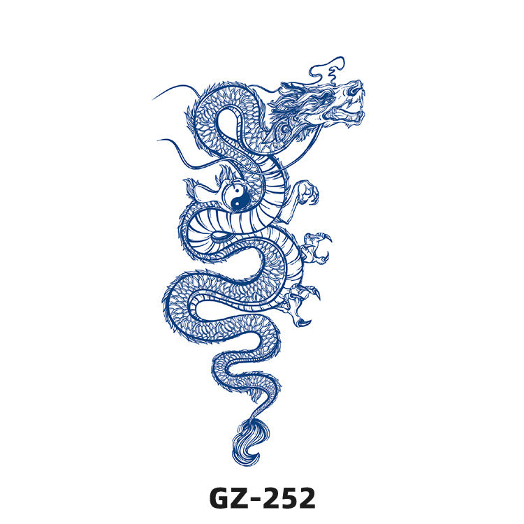 Free shipping Tattoo Exclusive for Cross-Border Herbal Tattoo Sticker Semi-Permanent English Letters Tattoo Sticker Anti-Sweat Tattoo