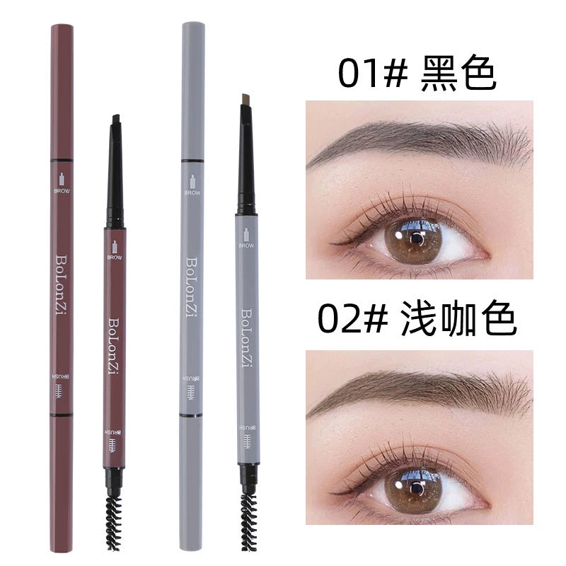 双头极细防水眉笔根根分明女持久防水防汗不脱色女初学者非常自然
