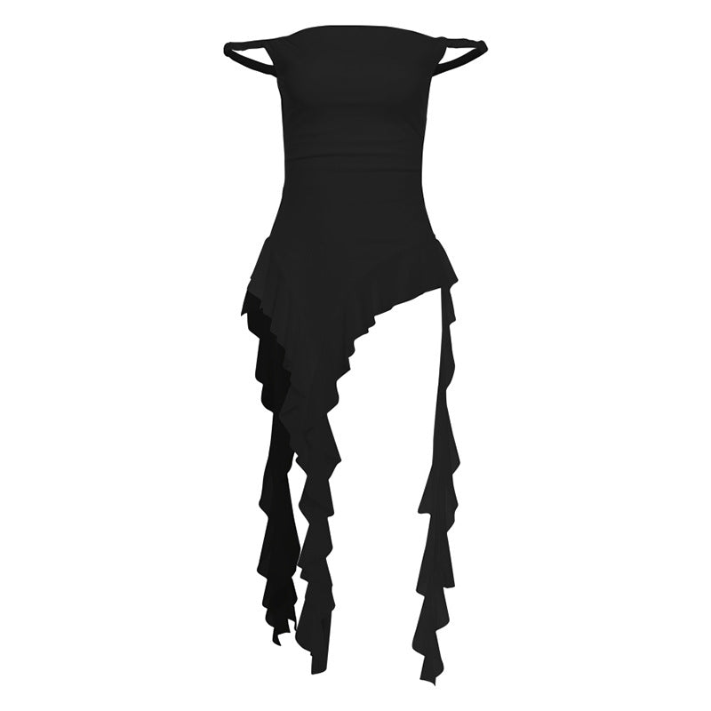 Free shipping  new women's clothing solid color slim-fitting street fashion one-word collar sleeveless halter top tops