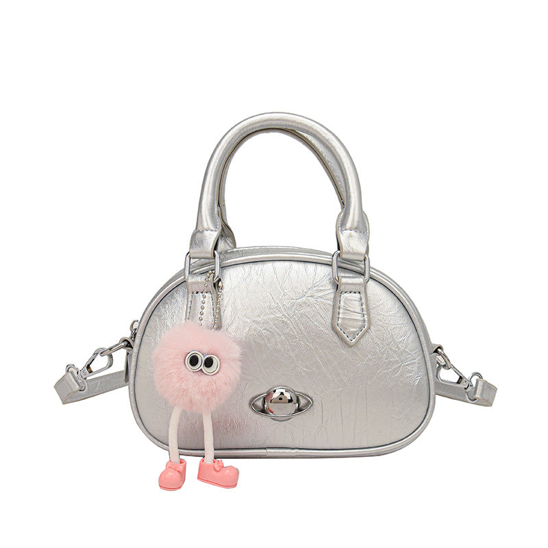 Dopamine Bag Free shipping Tattoo High-end foreign style bowling niche handbag new messenger small bag women's dopamine high-end shoulder bag wholesale