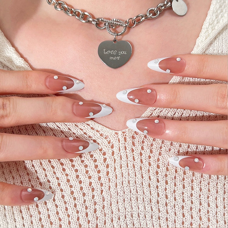 (Hand-made nail) super long hot girl wears nail chips, glitter nail patches, fake nail stickers, and finished products, sexy and exaggerated, European and American style wearables