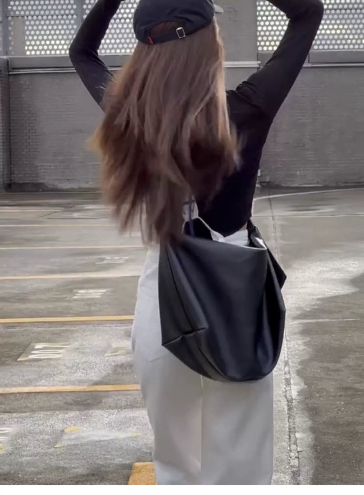 Free Fast shipping !! Street Fashion Cool girl Large Capacity Premium Niche Tote Bag  Versatile Dopamine Bag