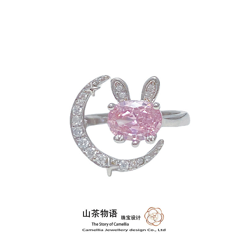 Camellia森系小巧可爱蓝色小鲸鱼套装 甜美淑女彩宝韩版萌系颈链
