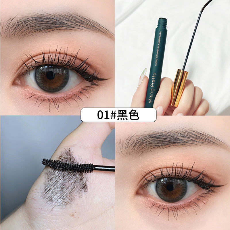 Color Mascara for Women Slim Long curling super long styling no smudging lasting waterproof and sweat resistant fine brush head