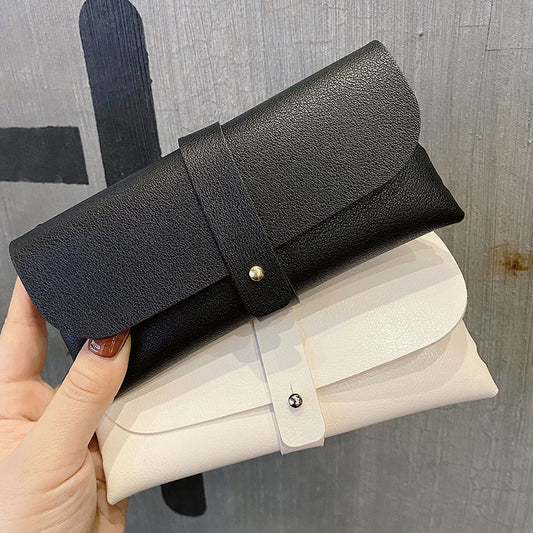 Women's fashion glasses 四眼帽~质感眼镜盒收纳盒装太阳镜平光眼镜抗压方便携带镜袋盒