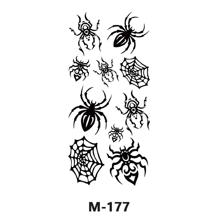 Free shipping Tattoo Wholesale New Tattoo Sticker Long Lasting Waterproof Stickers English Alphabet Letters Flowering and Fruiting Color Arm Half Sleeve Simulation Tattoo Sticker