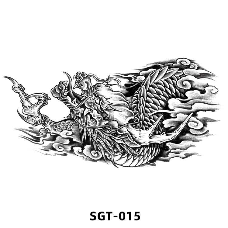 Free shipping Tattoo 2023 New Factory Wholesale Chest Paste Tattoo Sticker Back Tattoo Wings Big Picture Sticker Tattoo Sticker Back Sticker