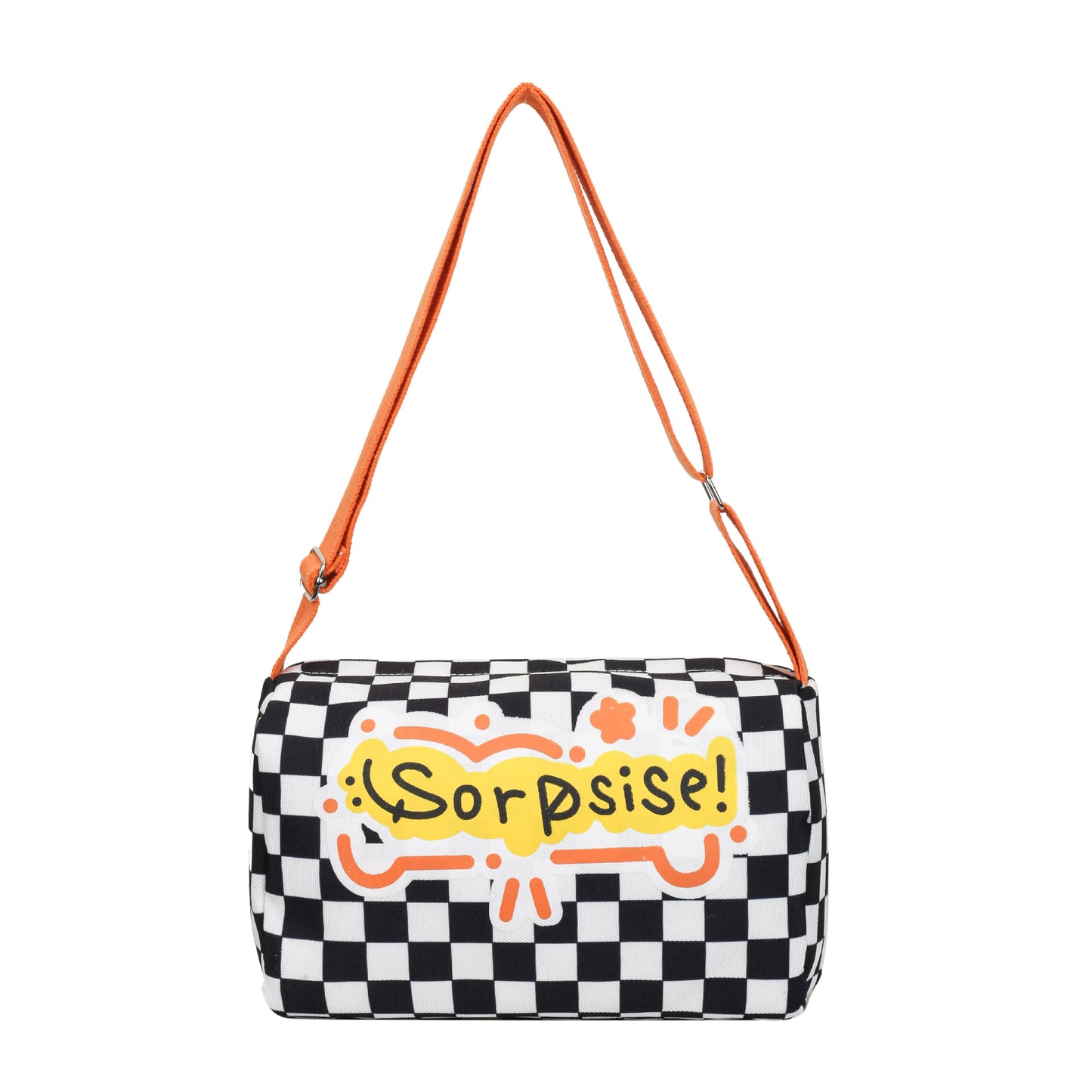 Dopamine Bag Free shipping Tattoo Niche dopamine bag women's 2024 new fashion versatile graffiti shoulder pillow bag sweet and cool girl messenger bag