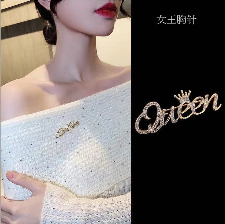 配饰胸针韩国高档珍珠胸针时尚高级感小众胸花女水钻防走光扣蝴蝶别针批发