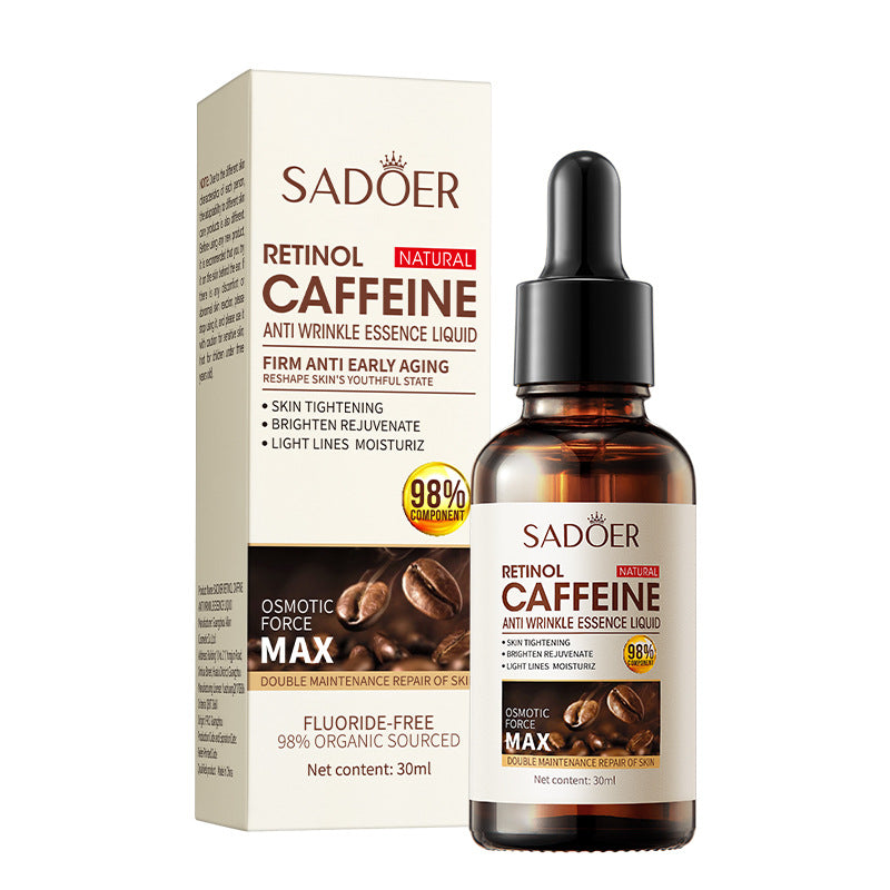 SADOER视黄醇咖啡因抗皱精华液 补水滋润原液