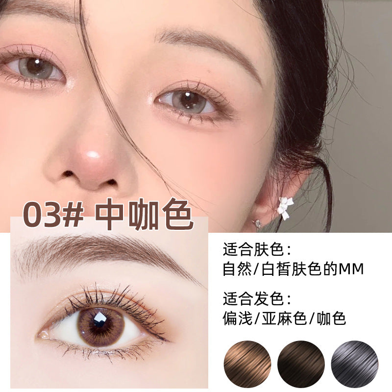 MK小金条双头眉笔防水超细三角头极细防水汗持久不脱色不晕染自然蜜束