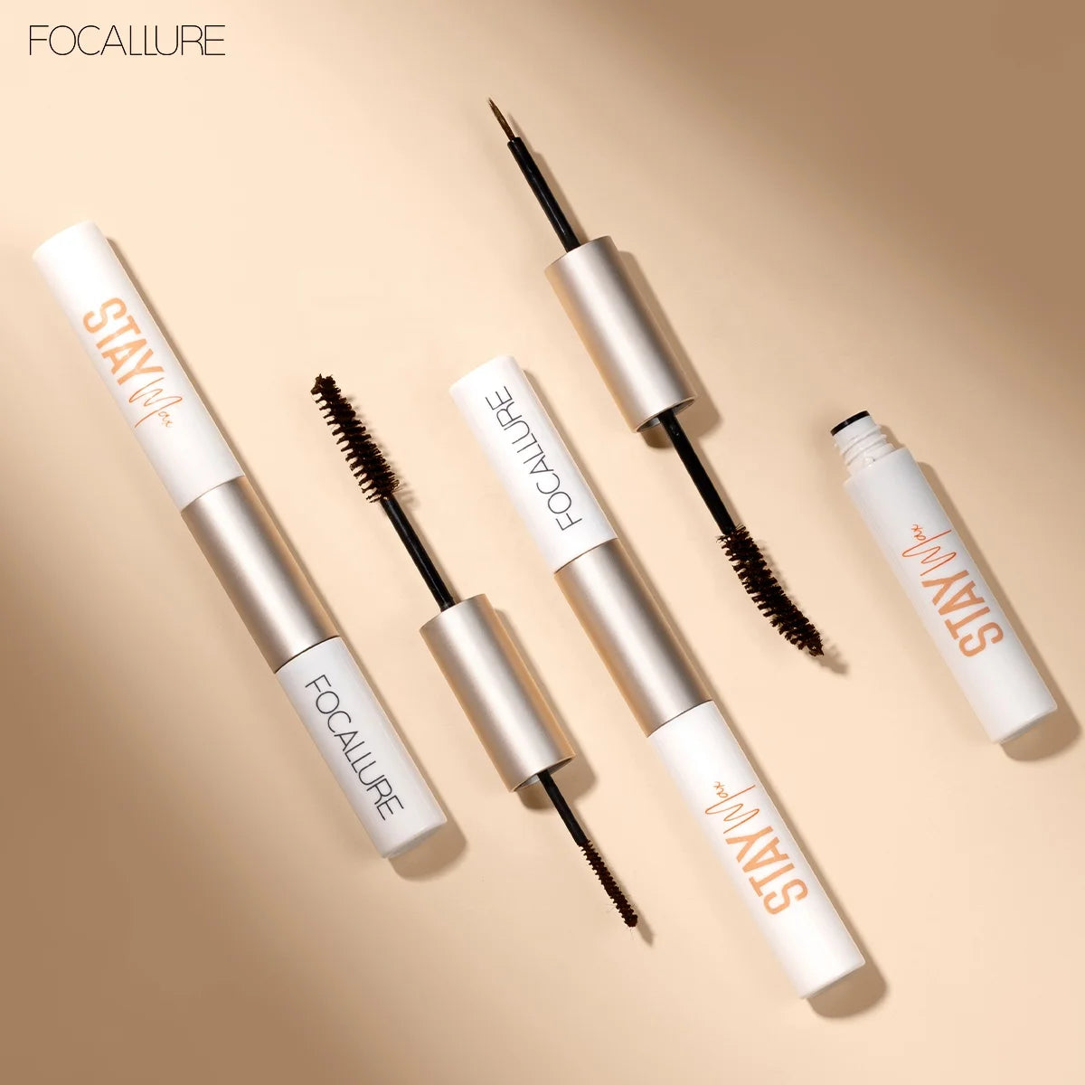 FOCALLURE FA160双面二合一睫毛膏和眼线笔化妆品眼线笔睫毛膏